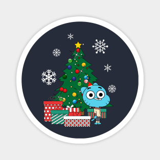 Gumball Watterson Around The Christmas Tree The Amazing World Magnet